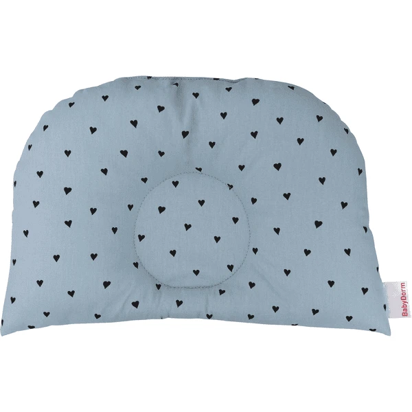 BabyDorm® Cuscino Per Passeggino BuggyDorm Paulchen Azzurro Con Cuoricini Blu 3 BabyDorm® Cuscino Per Passeggino BuggyDorm Paulchen Azzurro Con Cuoricini Blu