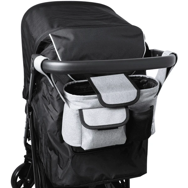 BabyRuf Organizer Per Passeggini BO 100, Grigio 4 BabyRuf Organizer Per Passeggini BO 100, Grigio - immagine 2