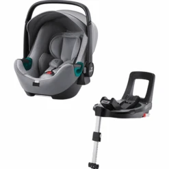 Britax Römer Seggiolino Auto Baby-Safe 3 I-Size Inclusa Base Flex 5Z, Grigio Marmo