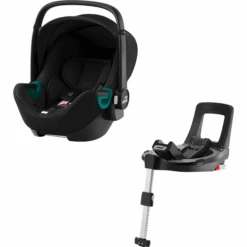 Britax Römer Seggiolino Auto Baby-Safe 3 I-Size Inclusa Base Flex 5Z, Nero