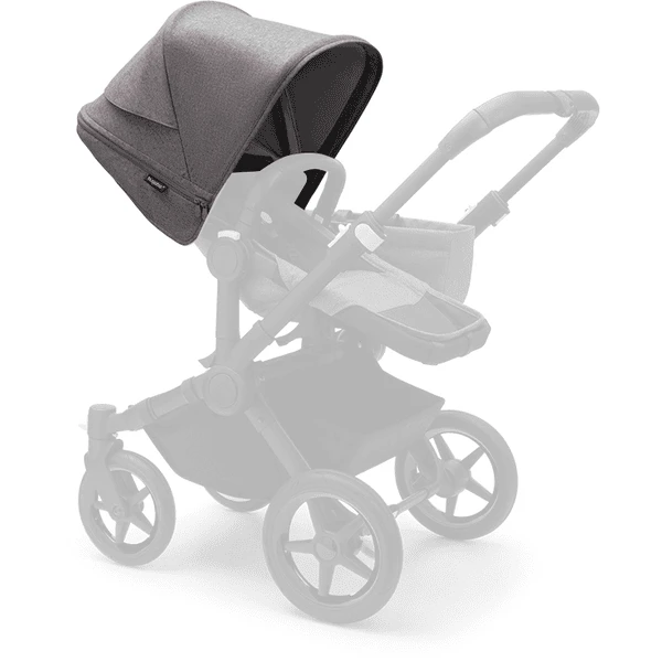 Bugaboo Cappottina Donkey 5 Grey Melange 5 Bugaboo Cappottina Donkey 5 Grey Melange - immagine 3