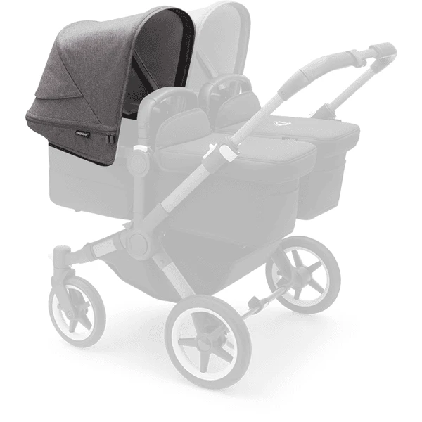 Bugaboo Cappottina Donkey 5 Grey Melange 6 Bugaboo Cappottina Donkey 5 Grey Melange - immagine 4