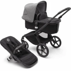 Bugaboo Passeggino Trio 3 In 1 Fox 5 Set Nascita, Nero/grigio Melange -Vendite Passeggino bugaboo passeggino trio 3 in 1 fox 5 set nascita nero grigio melange a416738 2