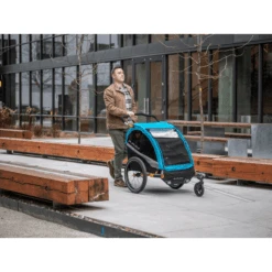 Vendite Passeggino -Vendite Passeggino burley rimorchio per biciclette dlite x aqua double 2019 a312431 1