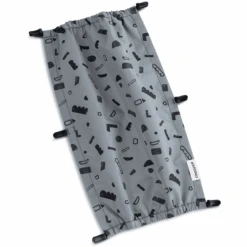 CROOZER Parasole Per Rimorchio Kid Monoposto, Blu A Fantasia