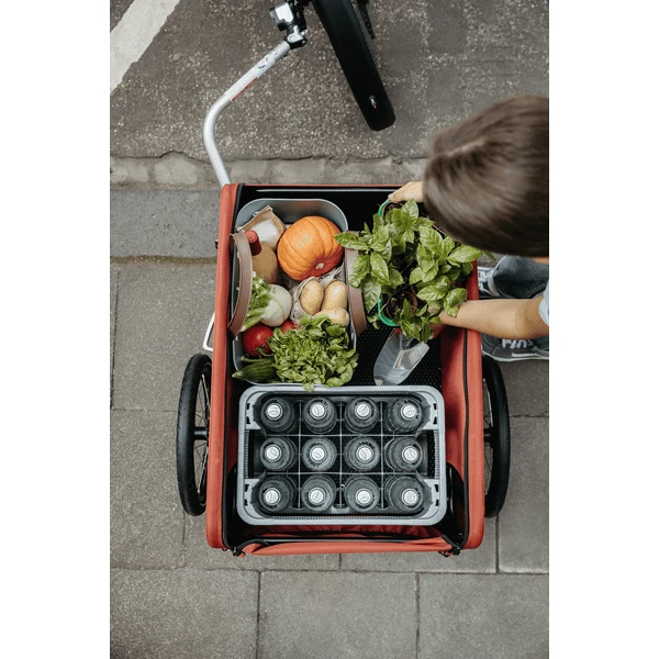 CROOZER Rimorchio Da Carico Per Biciclette Cargo Tuure, Colourful Journey 4 CROOZER Rimorchio Da Carico Per Biciclette Cargo Tuure, Colourful Journey - immagine 2