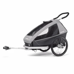 CROOZER Rimorchio Per Biciclette Kid Keeke 1 Stone Grey, Incluso Set Jogger -Vendite Passeggino croozer rimorchio per biciclette kid keeke 1 stone grey incluso set jogger a415455 2