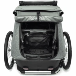 CROOZER Rimorchio Per Biciclette Kid Vaaya 1 Jungle Green -Vendite Passeggino croozer rimorchio per biciclette kid vaaya 1 jungle green a288694 3