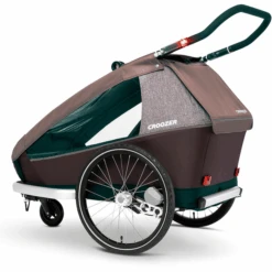 CROOZER Rimorchio Per Biciclette Kid Vaaya 2 Blossom Red, Incl. Set Jogger -Vendite Passeggino croozer rimorchio per biciclette kid vaaya 2 blossom red incl set jogger a415484 4