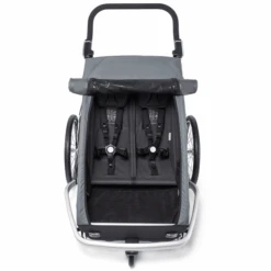 CROOZER Rimorchio Per Biciclette Kid Vaaya 2 Graphite Blue -Vendite Passeggino croozer rimorchio per biciclette kid vaaya 2 graphite blue a288695 4