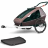 CROOZER Rimorchio Per Biciclette Per Bambini Kid Vaaya 2 Con Tappetino Protettivo Per I Piedi, Rosso -Vendite Passeggino croozer rimorchio per biciclette per bambini kid vaaya 2 con tappetino protettivo per i piedi rosso a417105