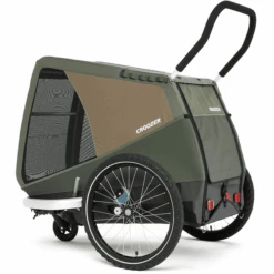 CROOZER Rimorchio Per Cani Dog Mikke Moss Green, Inclusa Cuccia Asphalt Grey -Vendite Passeggino croozer rimorchio per cani dog mikke moss green inclusa cuccia asphalt grey a399294 4
