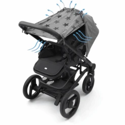 DOOKY Copertura Parasole Universale, Grey Stars -Vendite Passeggino dooky copertura parasole universale grey stars a396144 2