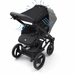 DOOKY Copertura Parasole Universale, Nero -Vendite Passeggino dooky copertura parasole universale nero a396129 2