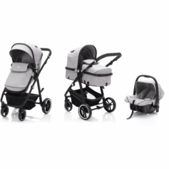 Fill Passeggino Trio Panther Elite 3 In 1, Grigio Chiaro Melange