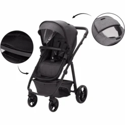Fill Passeggino Trio Panther Elite 3 In 1, Grigio Scuro Melange -Vendite Passeggino fill passeggino trio panther elite 3 in 1 grigio scuro melange a267519 2