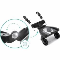 Fillikid Filliboard Pedana 180° Black-grey -Vendite Passeggino fillikid filliboard pedana 180 black grey a134174 4