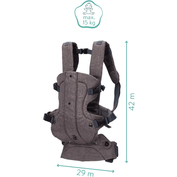 Fillikid Marsupio Walk Grigio-melange 6 Fillikid Marsupio Walk Grigio-melange - immagine 4