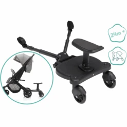 Fillikid Pedana Per Passeggino Basic Incl. Sedile, Nero -Vendite Passeggino fillikid pedana per passeggino basic incl sedile nero a348781 1