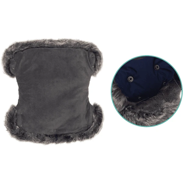 Fillikid Scaldamani Halifax Con Pelliccia - Blu 7 Fillikid Scaldamani Halifax Con Pelliccia - Blu - immagine 5