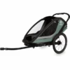 Hamax Rimorchio Per Bici Cocoon ONE Con Posizione Di Riposo Regolabile, Verde/nero -Vendite Passeggino hamax rimorchio per bici cocoon one con posizione di riposo regolabile verde nero a415136