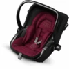 Kiddy Seggiolino Auto Evoluna I-Size 2 Con Base Station Isofix Base 2 Rosso Barbabietola Melange Grigio Ghiaccio