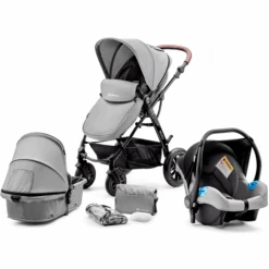 Kinderkraft Passeggino Trio 3 In 1 Moov Grey