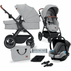 Kinderkraft Passeggino Trio B-TOUR Grigio Chiaro