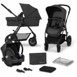 Kinderkraft Passeggino Trio MOOV CT, Nero