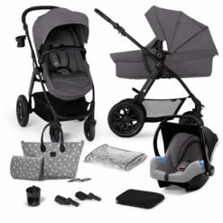 Kinderkraft Passeggino Trio XMOOV Grigio Scuro