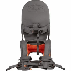 MINIMEIS Marsupio Porta Bimbo Sulle Spalle, Grigio/arancio