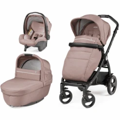 Peg Perego Passeggino 3 In 1 Book Smart - Rosa