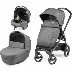 Peg Perego Passeggino 3 In 1 Futura - Grigio