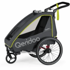 Qeridoo® Rimorchio Per Bici QUPA 1 Lime