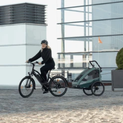 Qeridoo® Rimorchio Per Bicicletta Sportrex2 Limited Edition Mineral Blue -Vendite Passeggino qeridoo rimorchio per bicicletta sportrex2 limited edition mineral blue a337815 2