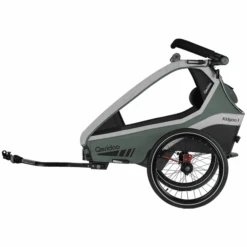 Qeridoo® Rimorchio Per Biciclette Kidgoo1 Ivy Green -Vendite Passeggino qeridoo rimorchio per biciclette kidgoo1 ivy green a337808 2