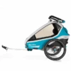 Qeridoo ® Rimorchio Per Biciclette Kidgoo1 Sport Petrol -Vendite Passeggino qeridoo rimorchio per biciclette kidgoo1 sport petrol a286700