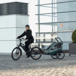 Qeridoo® Rimorchio Per Biciclette Sportrex1 Limited Edition Mineral Blue -Vendite Passeggino qeridoo rimorchio per biciclette sportrex1 limited edition mineral blue a337814 2