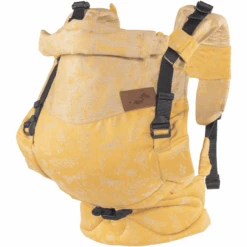 SCHMUSEWOLKE Marsupio Comfort Botanical Golden Lino