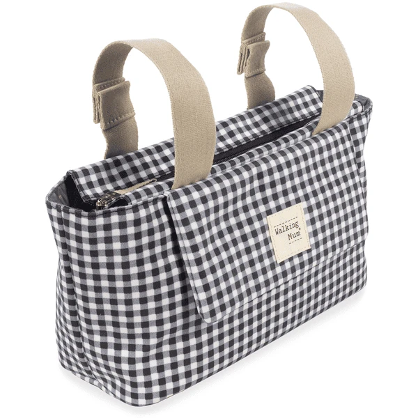 Walking Mum Organizer Per Passeggini I Love Vichy, Nero 4 Walking Mum Organizer Per Passeggini I Love Vichy, Nero - immagine 2