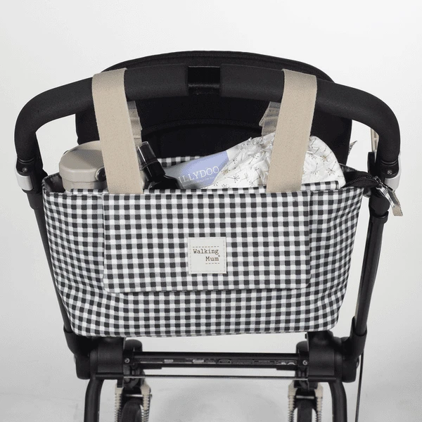 Walking Mum Organizer Per Passeggini I Love Vichy, Nero 5 Walking Mum Organizer Per Passeggini I Love Vichy, Nero - immagine 3