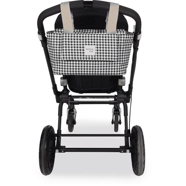 Walking Mum Organizer Per Passeggini I Love Vichy, Nero 7 Walking Mum Organizer Per Passeggini I Love Vichy, Nero - immagine 5