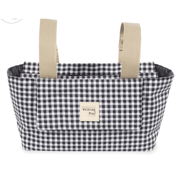 Walking Mum Organizer Per Passeggini I Love Vichy, Nero 3 Walking Mum Organizer Per Passeggini I Love Vichy, Nero